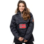 Parka Geographical Norway  Parka Aubergine pour femme