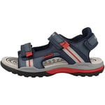 Geox J Borealis Boy Sandal, Avio Red, 7 UK Child