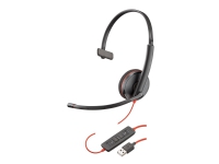 Poly Blackwire C3210 USB-A - 3200 Series - headset - på örat - kabelansluten - USB - svart