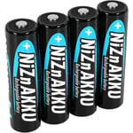 NiZn aa Pile rechargeable LR6 (aa) NiZn 1600 mAh 1.6 v 4 pc(s) - Ansmann