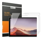 MEGOO [2 Pack] Screen Protector for Microsoft Surface Pro 7/Pro 7 Plus 12.3 Inch (1904/1866 Model), Ultra Clear/High Response/Tempered Glass Screen Protector