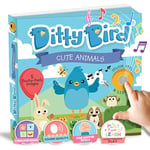 Ditty Bird Livre Musical Animaux: Tactile, Écoute réaliste | Interactif, Sensoriel pour 1-3 Ans | Livre Sonore, Musique pour Amoureux des Animaux | Jouets Robustes, Comptine pour Bébés