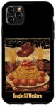 iPhone 11 Pro Max Western Spaghetti Meatballs Cowboy Fun Pasta Adventure Art Case