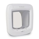 PetSafe Chatière à puce électronique, accès sélectif pour votre chat, empêche les étrangers d'entrer, installation facile, chats jusqu'à 7 kg, blanc