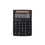 MAUL Calculatrice de Poche ECO 650 | Calculatrice Solaire à 12 Chiffres | Calculatrice de Bureau Professionnelle pour Le Bureau et l'école | Plastique recyclé à 80% | Noir