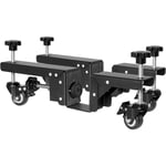 Missdong - Door Installation Kit, Heavy Duty Door Board Dolly for 1-3/8' and 1-3/4' Pre-Hung, Slab, and Front Doors, Black Powder Coated Installation