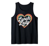 Lunch Lady Heart Cafeteria Worker Tank Top