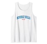 Beverly Hills Cop: Axel F Bold Blue Movie Title Logo Tank Top