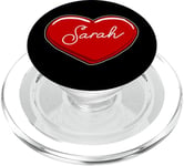 Hand Drawn Heart Sarah - First Name Hearts I Love Sarah PopSockets PopGrip for MagSafe