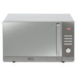 BLACK+DECKER 900W 3-in-1 Combination Microwave Oven, Silver - BXMZ24038GB