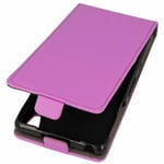 Flip Cover Mobile Phone Case Huawei Honor 4X Purple Leather Faux Slim Flex New