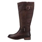 Hush Puppies Women's Estelle Knee High Boot, Brown, 4 UK