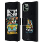 OFFICIAL SCOOBY-DOO MYSTERY INC. LEATHER BOOK CASE FOR APPLE iPHONE PHONES