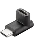 Pro USB-C to USB-C - adapter 90° - black