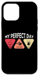 Coque pour iPhone 12 mini Hélicoptère RC My Perfect Day Coffee And Beer