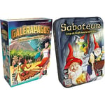 GIGAMIC- Galerapagos Jeux d'Ambiance, GFGA & AMSABO - Jeu de Carte - Saboteur Noir