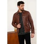 Veste Redskins  RIDER STONER COGNAC