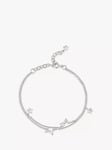 Dinny Hall Stargazer Double Chain Bracelet, Silver