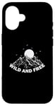 Coque pour iPhone 16 Nature de randonnée sauvage et libre