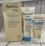 Aveeno Baby Dermexa Bundle, Moisturising wash, Barrier cream, Emollient cream