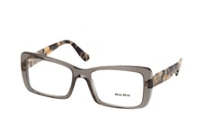 Miu Miu MU 03SV 09T1O1, including lenses, RECTANGLE Glasses, FEMALE