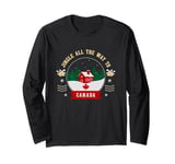 Jingle All The Way To Canada - Canadian Christmas Travel Long Sleeve T-Shirt