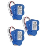 3x Battery for Hoover RVC0010 RVC0011 RVC0011-001 6V