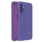 Case for Samsung A23 5G / M23 5G Silicone Semi-Rigid Soft-touch Finish purple