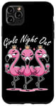 iPhone 11 Pro Max Cute Pink Flamingos Girls Night Out for Friends Flamingo Case