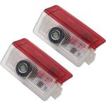 2 st Car Door Light, Led Car Door Lights, Car Door Projector Kompatibel med ABCEMG W166 W176 W205 W212 Serie