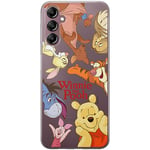 ERT GROUP Coque de téléphone Portable pour Samsung A14 4G/5G Original et sous Licence Officielle Disney Motif Winnie The Pooh & Friends 046 adapté à la Forme du téléphone Portable, partiel imprimé