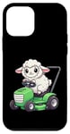 Coque pour iPhone 12 mini Tondeuse à gazon mouton agriculteur herbe agneau