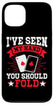 Coque pour iPhone 13 Jeu de cartes de poker Jetons de jeu Bluff