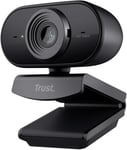 Tolar Full Hd 1080P Webcam, 2 Micros Intégrés, M Au Point Fixe, 30 Fps, Réduction Du Bruit, Usb Plug & Play, Pour Pc/Laptop/Mac/Macbook, Hangouts, Meet, Skype, Teams - Noir