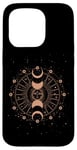 iPhone 15 Pro Celestial Moon Phase Boho Mystical Moon And Sun Astronomy Case