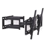 TV Wall Mount Bracket Tilt Swivel Swing Arm 40/43/49/50/55/58/60/70/80 In ch LCD