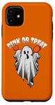 Coque pour iPhone 11 Dink or Treat, Halloween, sport à pagaie, drôle, pickleball