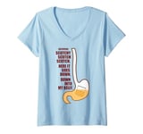 Womens Anchorman Scotchy Scotch Ron Burgundy Quote V-Neck T-Shirt