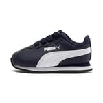 Puma Mixte Enfant Turin II AC Inf Baskets, Bleu (Peacoat White 03), 23 EU