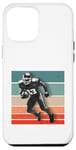 Coque pour iPhone 12 Pro Max Athlète de football action force agilité sport jeux de