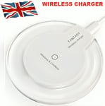Fast Wireless Charger Charging Pad For Apple iPhone 15 & Samsung & All Phones UK