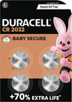 Duracell CR2032 Lithium Coin Batteries 3V (4 Pack) - up to 70% Extra Life* - Bab