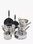 GreenPan x Tucci 3-Ply Stainless Steel Pan & Lid Set, 11 Piece