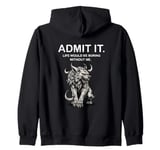 Dogman Cryptid Cryptozoology Dogman Zip Hoodie