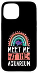 iPhone 15 Meet Me At The Aquarium Boho Bohemian Rainbow Fish Tank Case