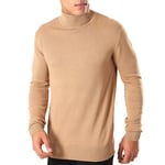 Brave Soul Men Roll Neck Pullover Knitted Long Sleeve Jumpers for Men, S to 2XL