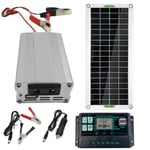 200w solpanel kit 12v till 220v batteriladdare med 100a regulator