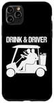 Coque pour iPhone 11 Pro Max Drink And Driver Balle De Golf Tee Vert Handicap Driver Golf