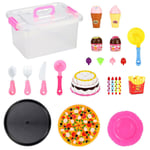 SOKA Pizza, Ice Cream & Cake Pretend Play Toy Set Food Playset for Kids 3+