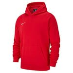 Nike Y Hoodie PO Flc Tm Club19 Sweatshirt - University Red/White/Large